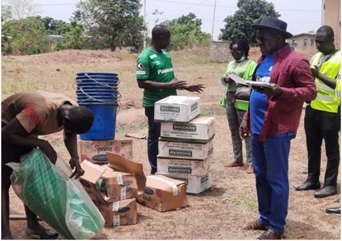 Côte d’Ivoire : Krofoinsou dotés de kits sanitaires de lutte contre la COVID-19