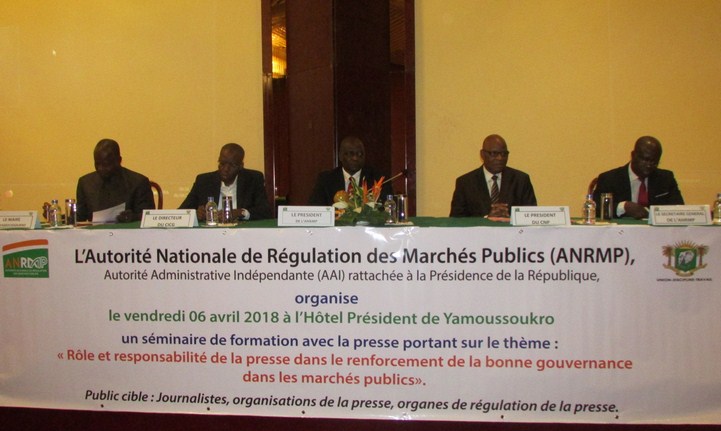 Côte d’ivoire : 50 journalistes renforcent leurs capacités en matière de bonne gouvernance dans les marchés publics