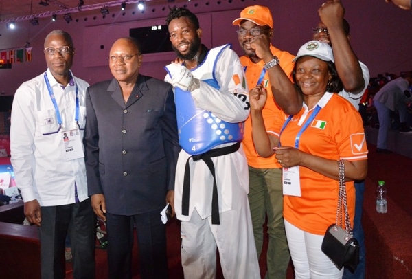 Jeux africains de Rabat 2019 : la Côte d’Ivoire rafle 3 médailles en or au Taekwondo, Cissé Cheick conserve son titre