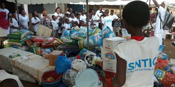 Port-Bouet-Solidarité : SNTIC fait un don d’une valeur de 4,5 millions à l’Ong Centre Oméga