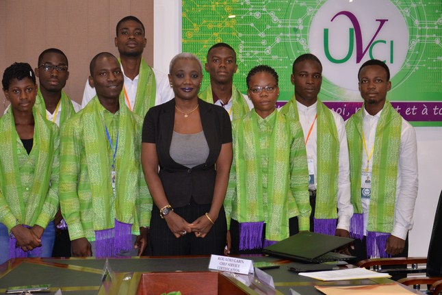 Investiture du club des certifiés Microsoft de Côte d’Ivoire à l'université virtuelle de Côte d'Ivoire