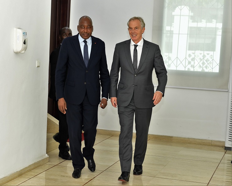 Coopération : Tony Blair salue les performances de l’économie ivoirienne