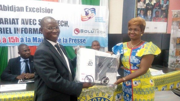 Côte d’Ivoire : le Rotary Abidjan Excelsior  fait des dons à la MPA