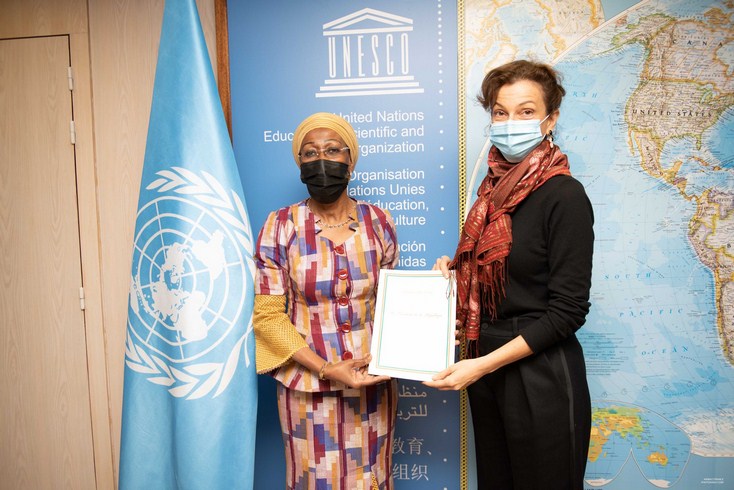 Unesco : SEM Bakayoko-Ly Ramata présente ses lettres de créance