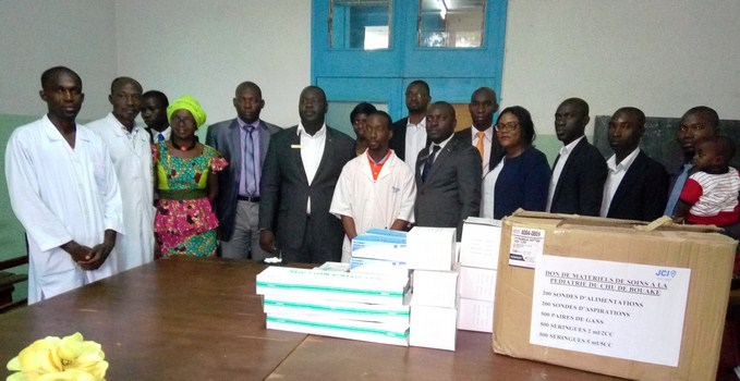 Côte d’Ivoire: La JCI équipe la pédiatrie du CHU de Bouaké en matériels médicaux