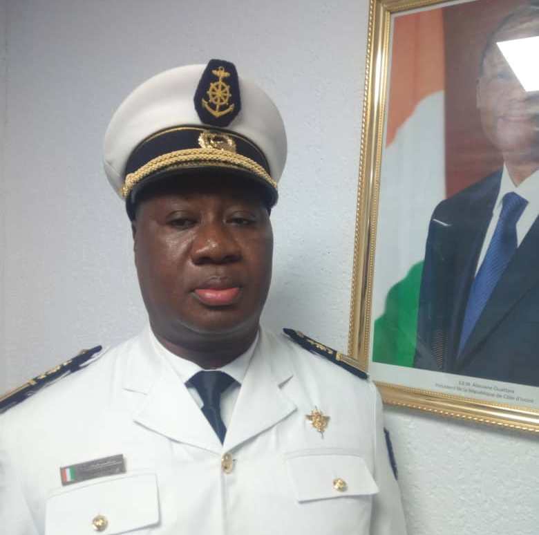 Cote d’ivoire : Le contre-amiral N’GUESSAN Kouamé Célestin , est le nouveau Chef d’Etat-Major de la Marine Nationale