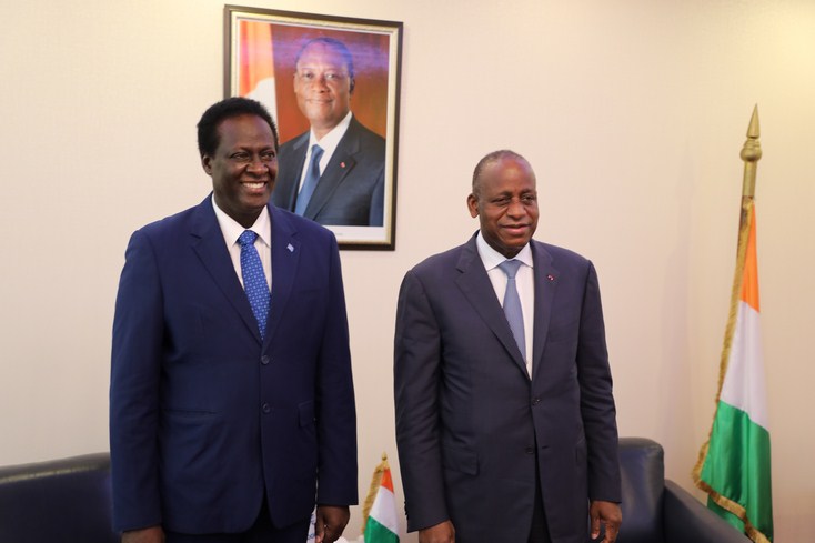 Le nouveau représentant du Pam en côte d’ivoire présente sa lettre d’accréditation au ministre des affaires étrangères