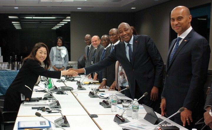 Le premier ministre Amadou Gon présente les performances de la Côte d’ivoire aux membres du Groupe de la Banque mondiale