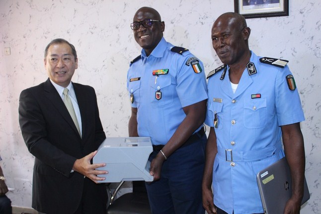 Coopération Ivoiro-Japonnaise : La police nationale renforce ses capacités en matériels biométriques de pointe
