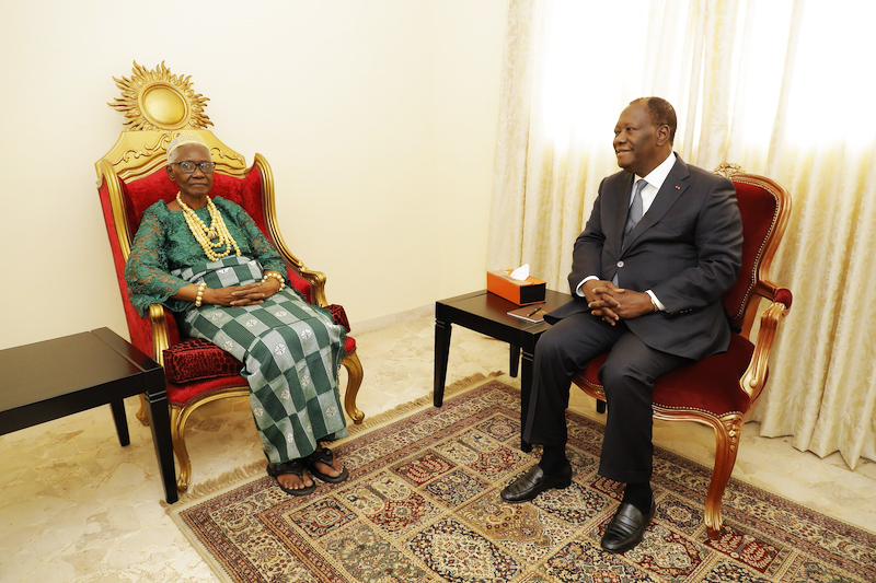 En visite à Sakassou : le Président Alassane Ouattara annonce le bitumage de l’axe Tiébissou - Sakassou - Béoumi