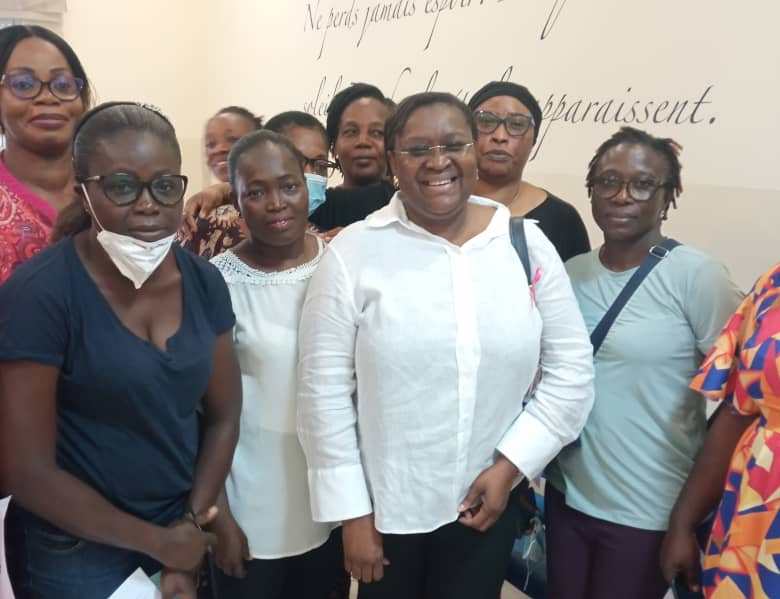 Lutte contre le cancer du sein : les Femmes de l'Institut Pasteur de Côte d'Ivoire mobilisées