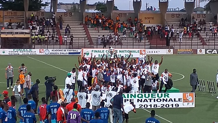 Football: FC San-Pedro bat l'Afad (1-0) et remporte la 56è Coupe nationale de Côte d'Ivoire