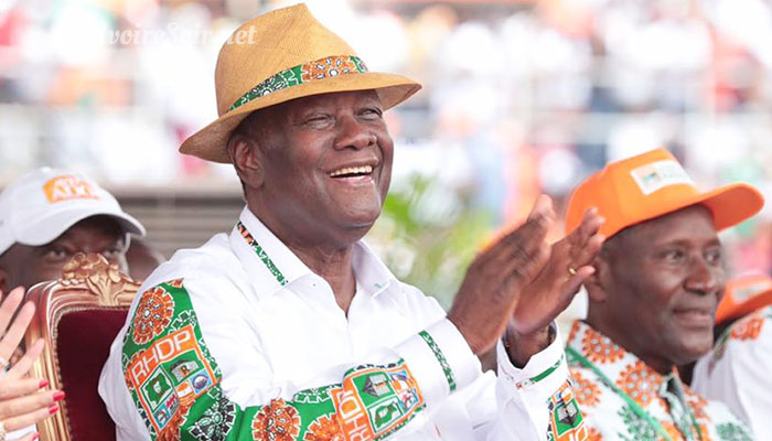Côte d’Ivoire : Alassane Ouattara vise une victoire du RHDP « dès le premier tour » de la présidentielle
