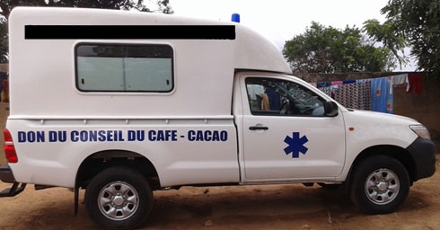 Côte d'Ivoire/Toupah: Le Conseil du café-cacao offre une ambulance au village d’Ira