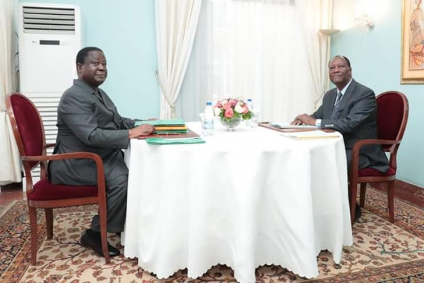 Parti unifié, RHDP: Ouattara et Bédié adoptent le "principe d'un accord politique"