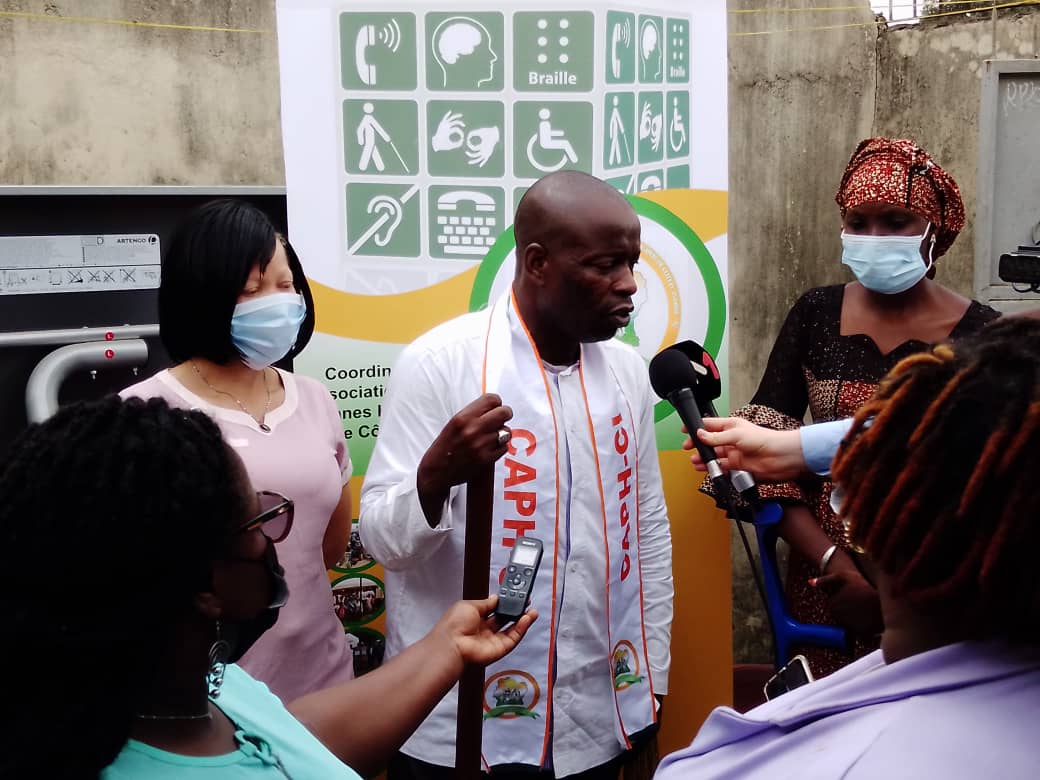 Côte d’Ivoire : « Les personnes handicapées ne veulent pas être en marge du développement local », Koné Yacouba président de la  CAPH-CI