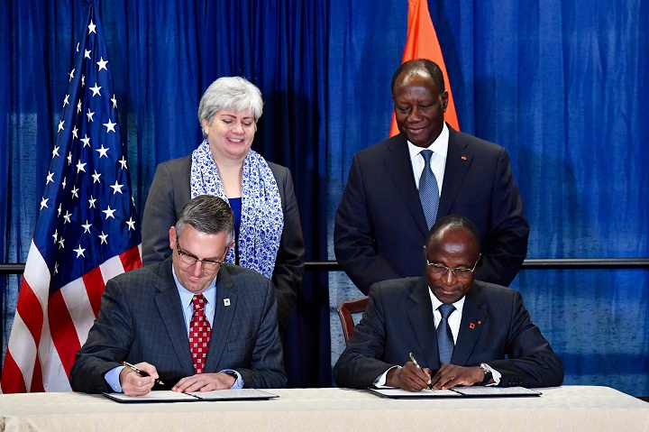 Les États-Unis et la Côte d’Ivoire signent un Compact de 525 millions de dollars