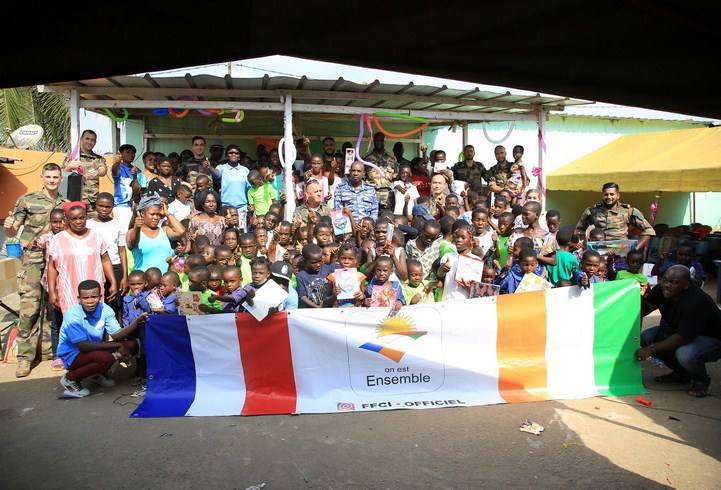 Côté d’Ivoire : le Bâton du Berger et les Forces Françaises donnent du sourire aux enfants orphelins d'Alépé