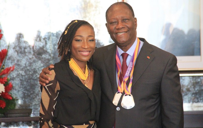Côte d’Ivoire: Ouattara offre 40 millions FCFA à la Vice-championne du monde de sprint Marie-Josée Ta Lou