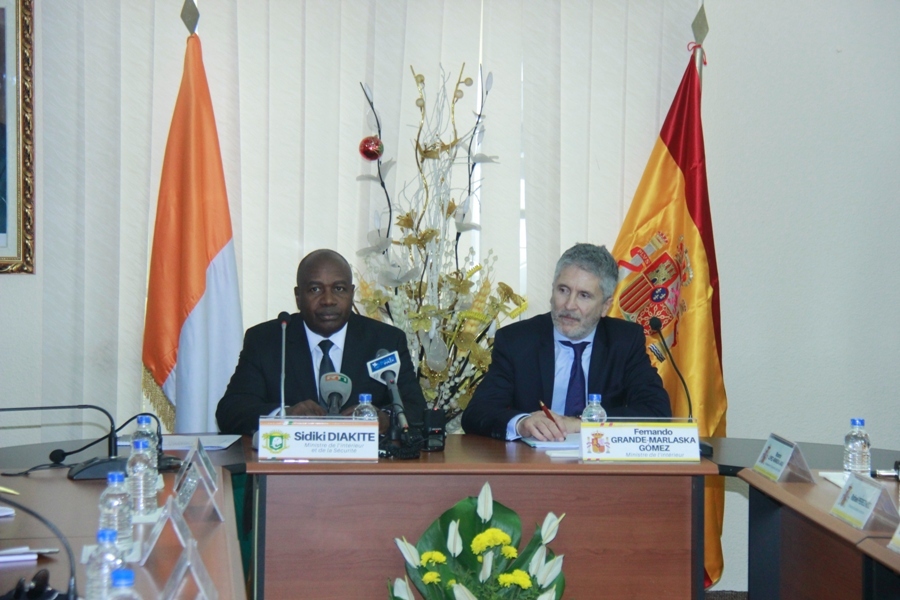 Sécurité: une réunion de la Commission mixte ivoiro-espagnole annoncée