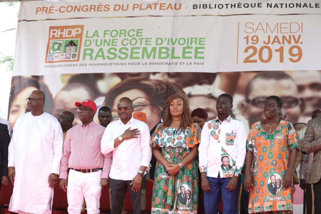 Pré-congrès: les militants du Plateau disent ‘‘OUI’’ aux idéaux du RHDP