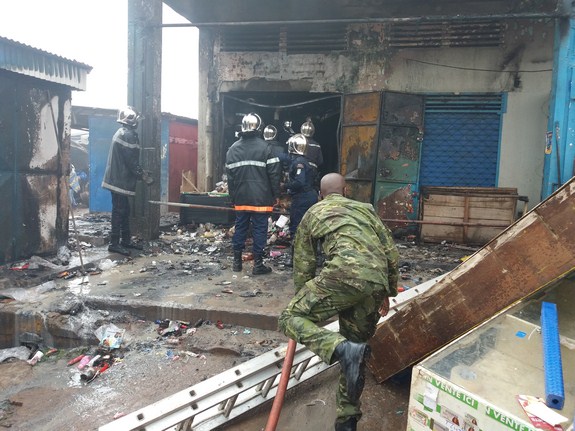 Côte d’Ivoire/Sinistre à Bouaké : le feu dévaste une boutique de produits cosmétiques