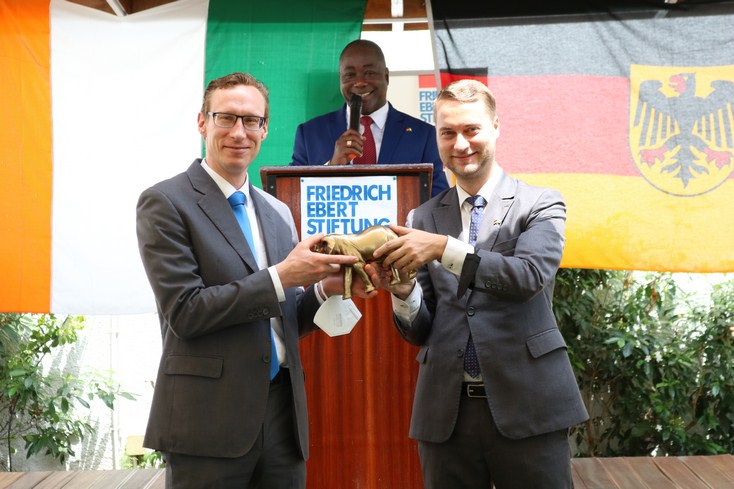 Côte d’Ivoire : Thilo Schöne passe la main à Dr Félix Gerdes à la Friedrich-Ebert-Stiftung