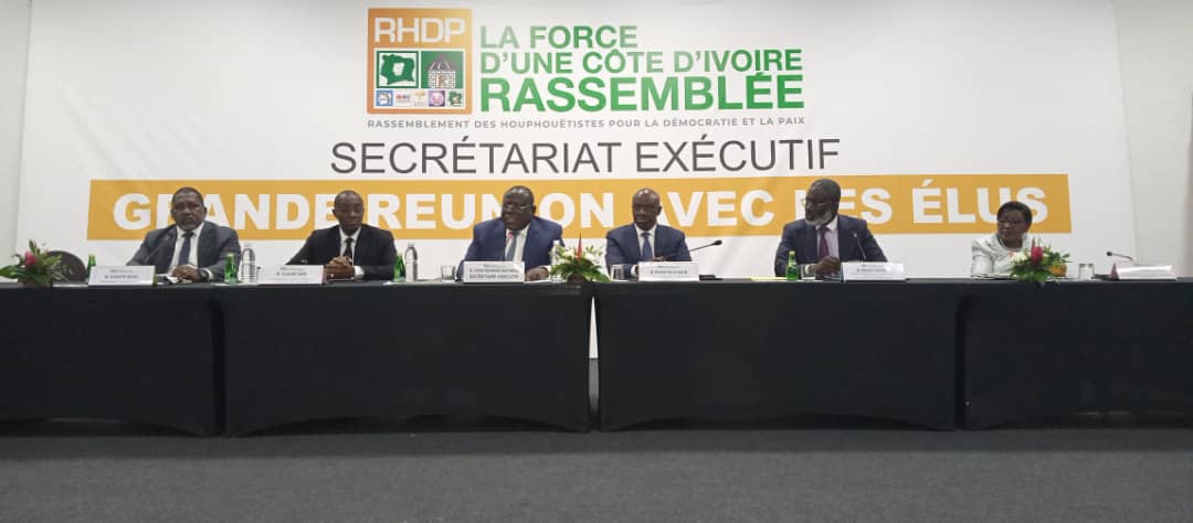 Côte d'Ivoire: le Secrétariat Exécutif du RHDP initie un cadre de libre échange avec son groupe parlementaire