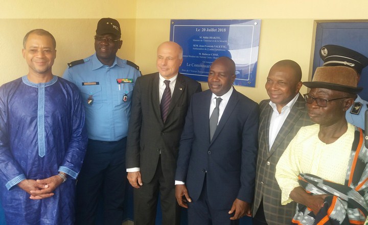 Projet d’Appui au Renforcement du Dialogue Socio-sécuritaire : le nouveau commissariat de police de Botro inauguré