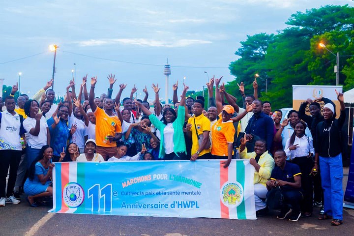 Côte d'Ivoire : HWPL sensibilise les jeunes sur les valeurs de paix et la santé mentale à Yamoussoukro